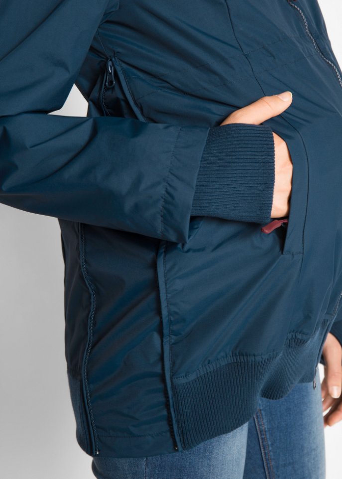 Umstandsjacke mit Babyeinsatz