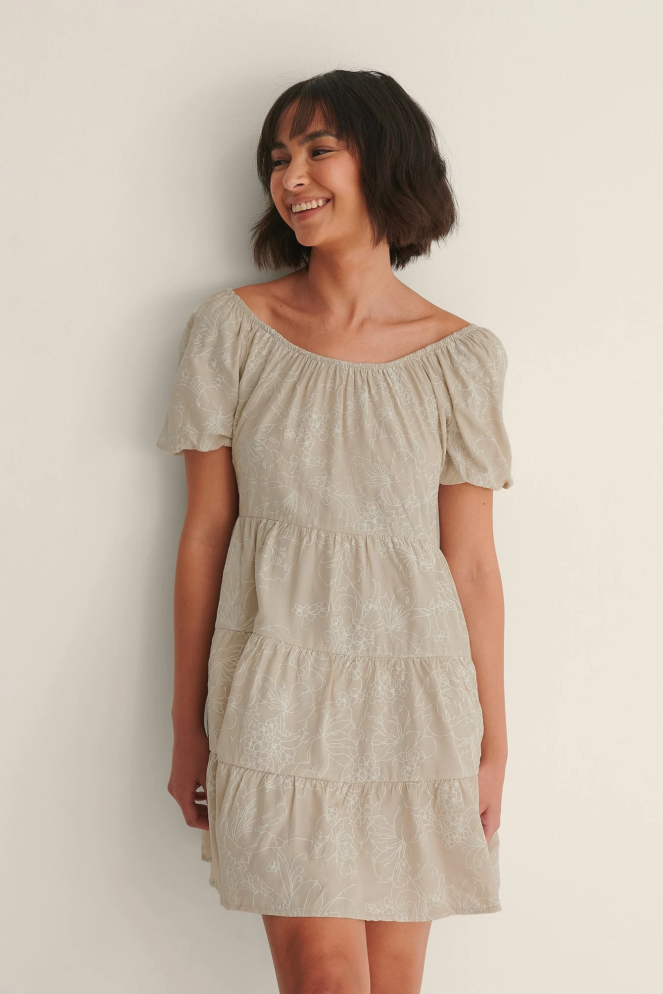 Bedrucktes Kleid