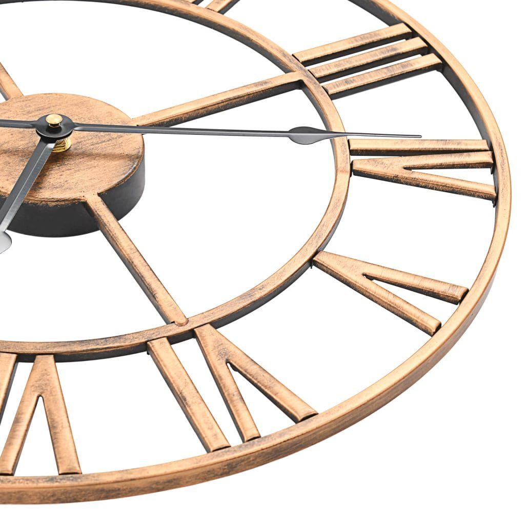 vidaXL Wanduhr Wanduhr Metall 40 cm Golden