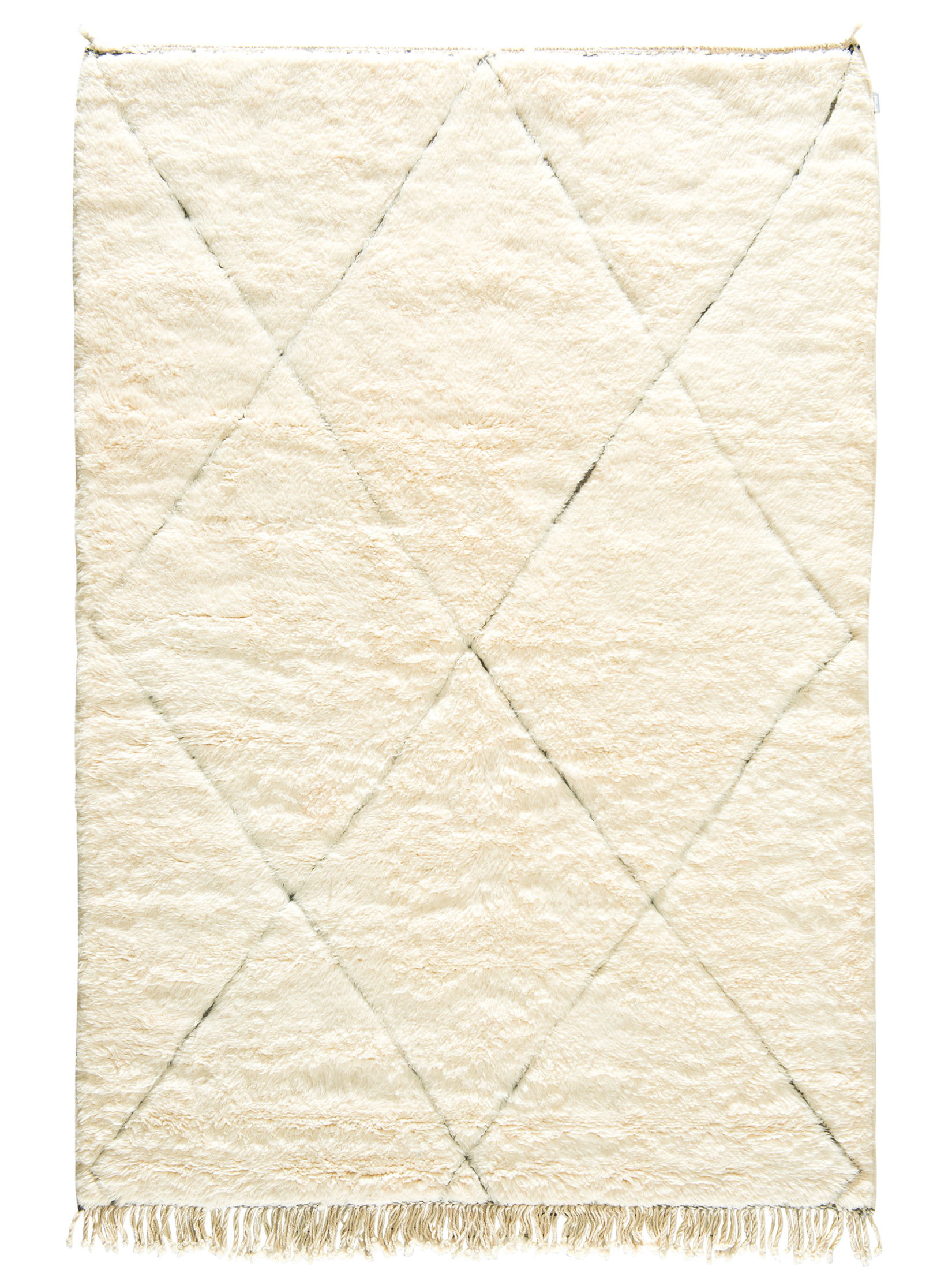 Beni Ourain ca. 169 x 238 cm, Unikat / Einzelstück