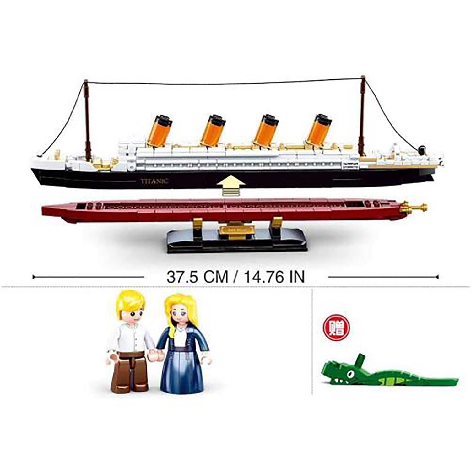 Titanic - Mittelgroßer Bausatz - Bausteine Set M38-B0835