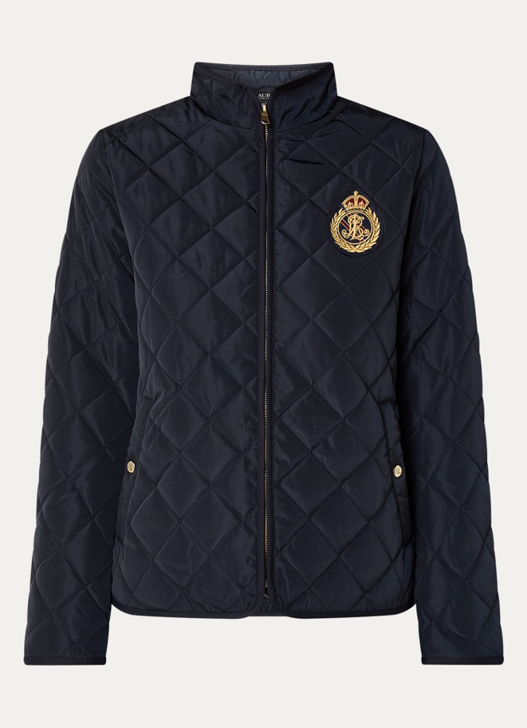 Prošivena jakna Ralph Lauren sa bočnim džepovima i logotipom