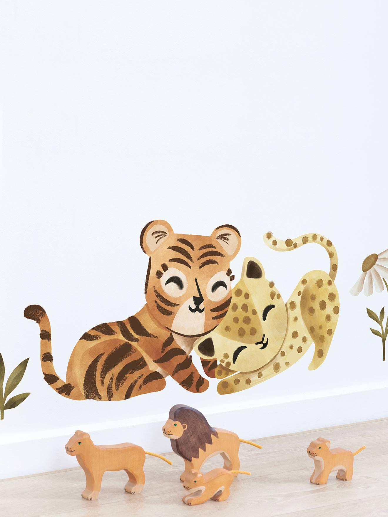 Stickers XL Léopard/Tigre Felidae LILIPINSO bronze