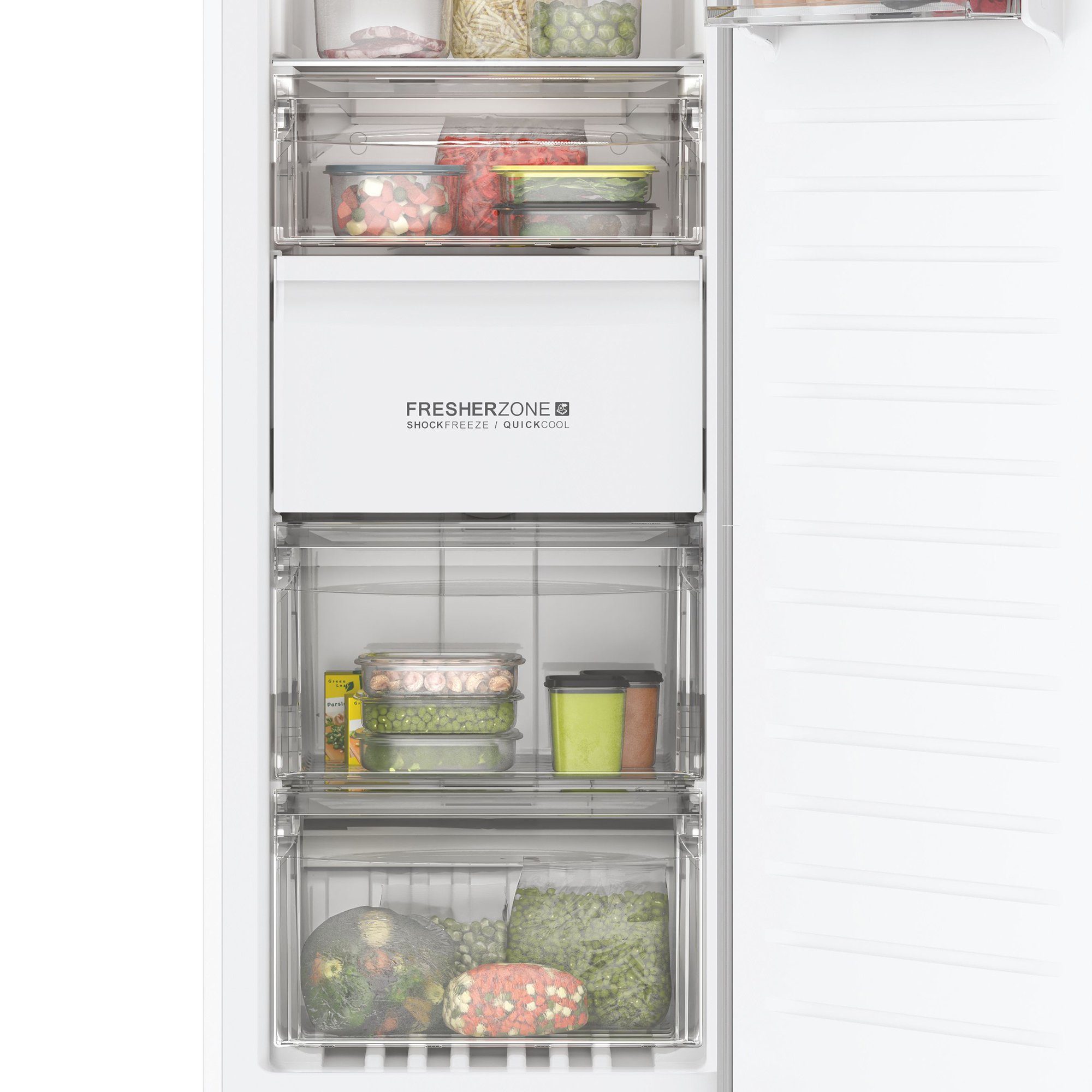 Haier Gefrierschrank H3F285WEH1, 170.5 cm hoch, 59.5 cm breit, No Frost, WIFI Connected, Digitales Tür Display
