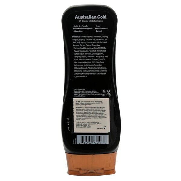 Australian Gold Instant Bronzer SPF30 Zonnebrand testápoló 237ml