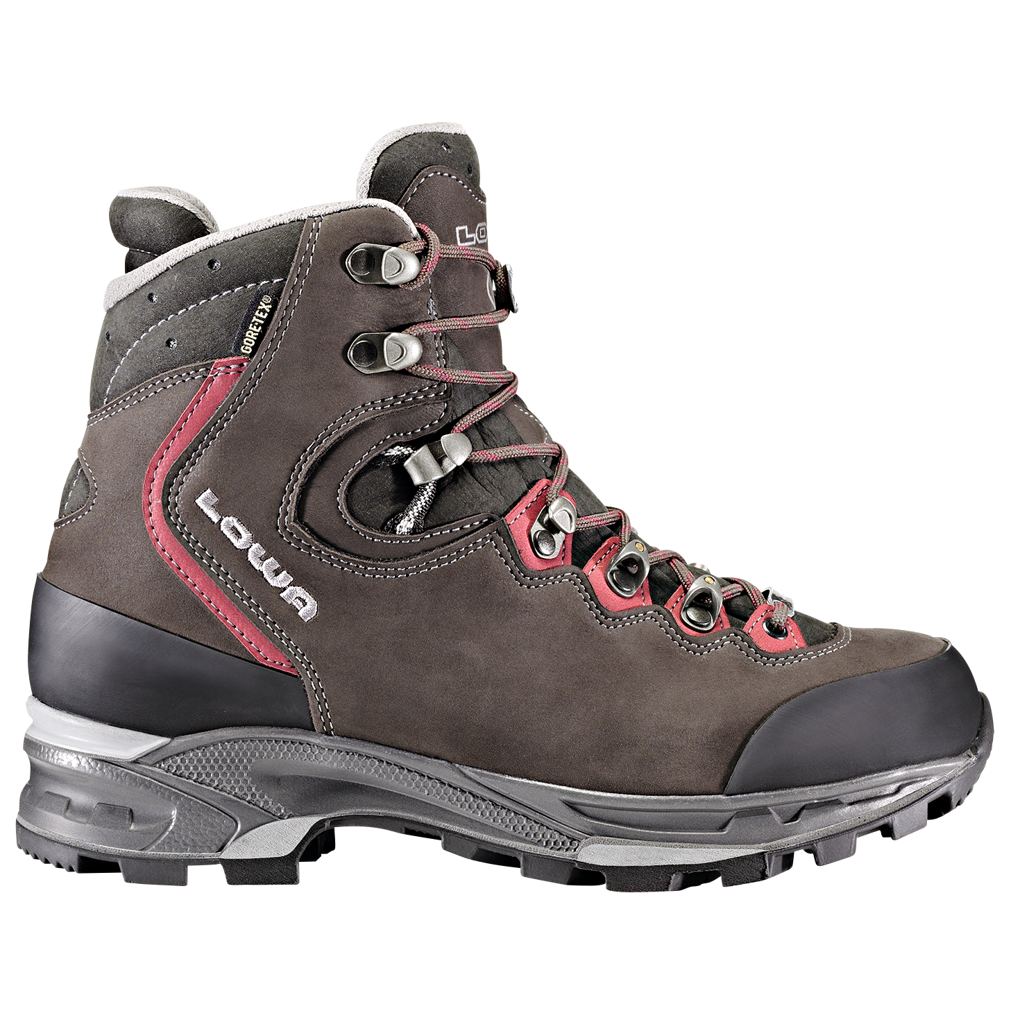 Lowa Damen Boots Mauria GTX® Ws (dunkelbraun/bordeaux)