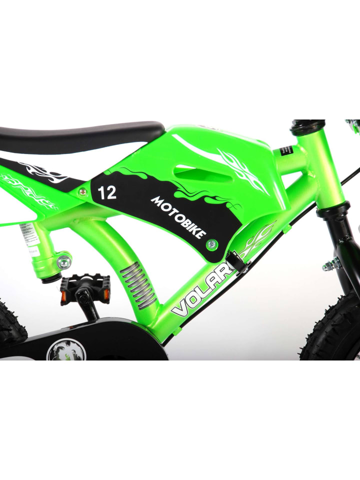 Volare Kinderfahrrad Motorrad für Jungen 12 Zoll Kinderrad in Grün 3 Jahre günstig kaufen onesize