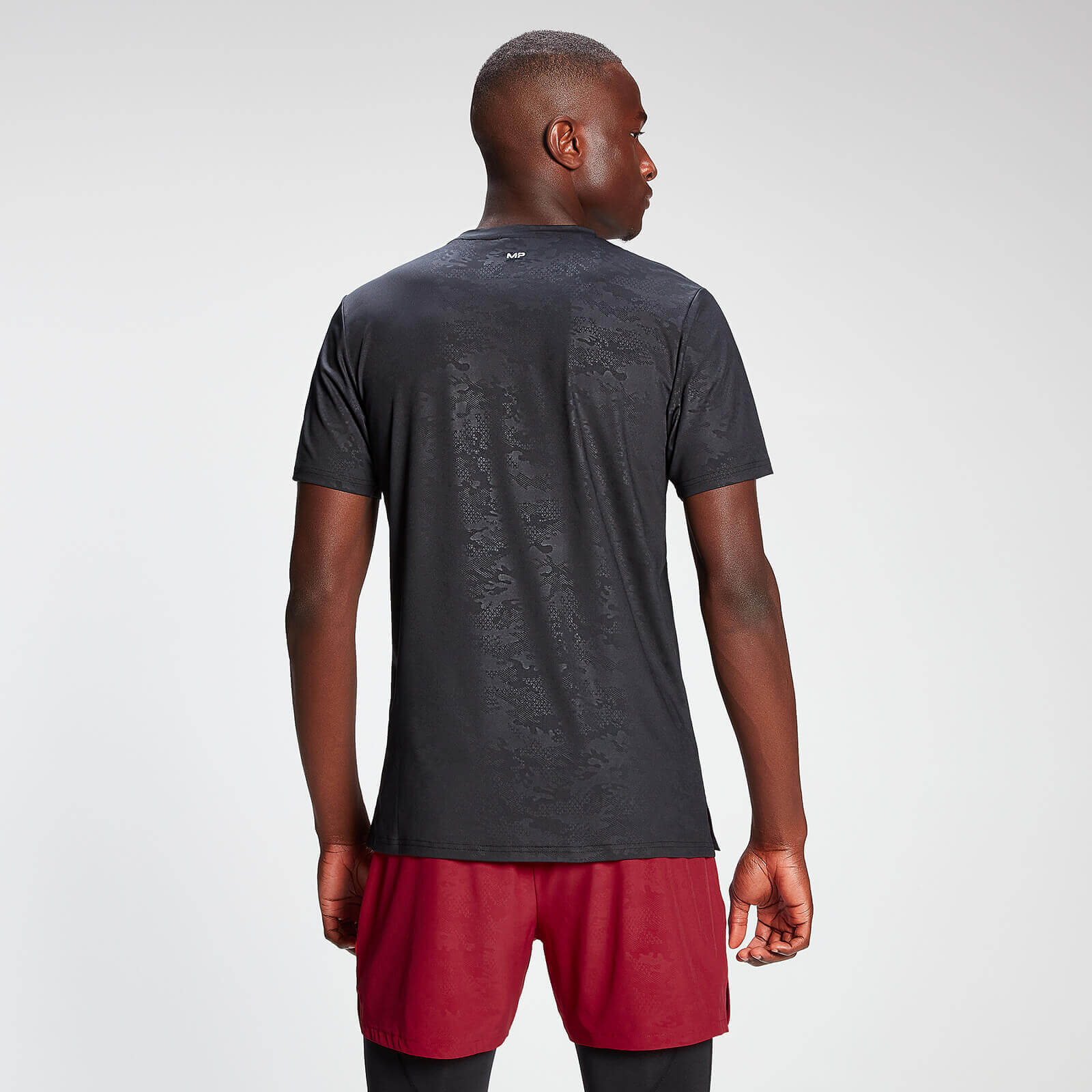 T-shirt à manches courtes MP Engage pour hommes – Noir