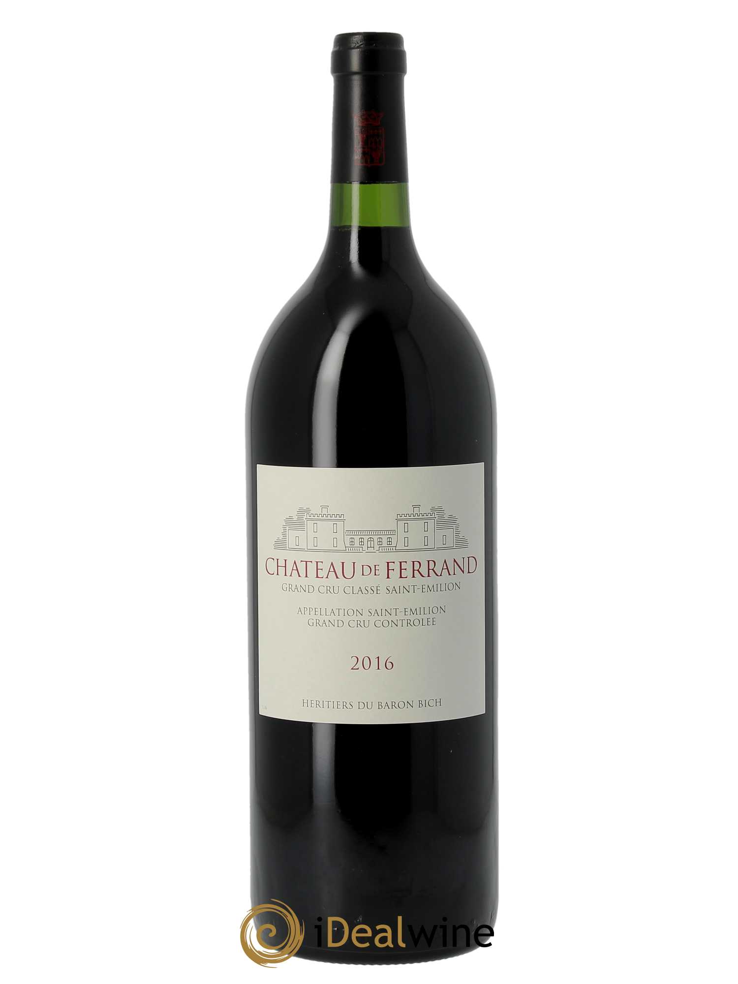 Château de Ferrand Grand Cru Classé (CBO à partir de 6 MG) 2016 - Lot de 1 Magnum