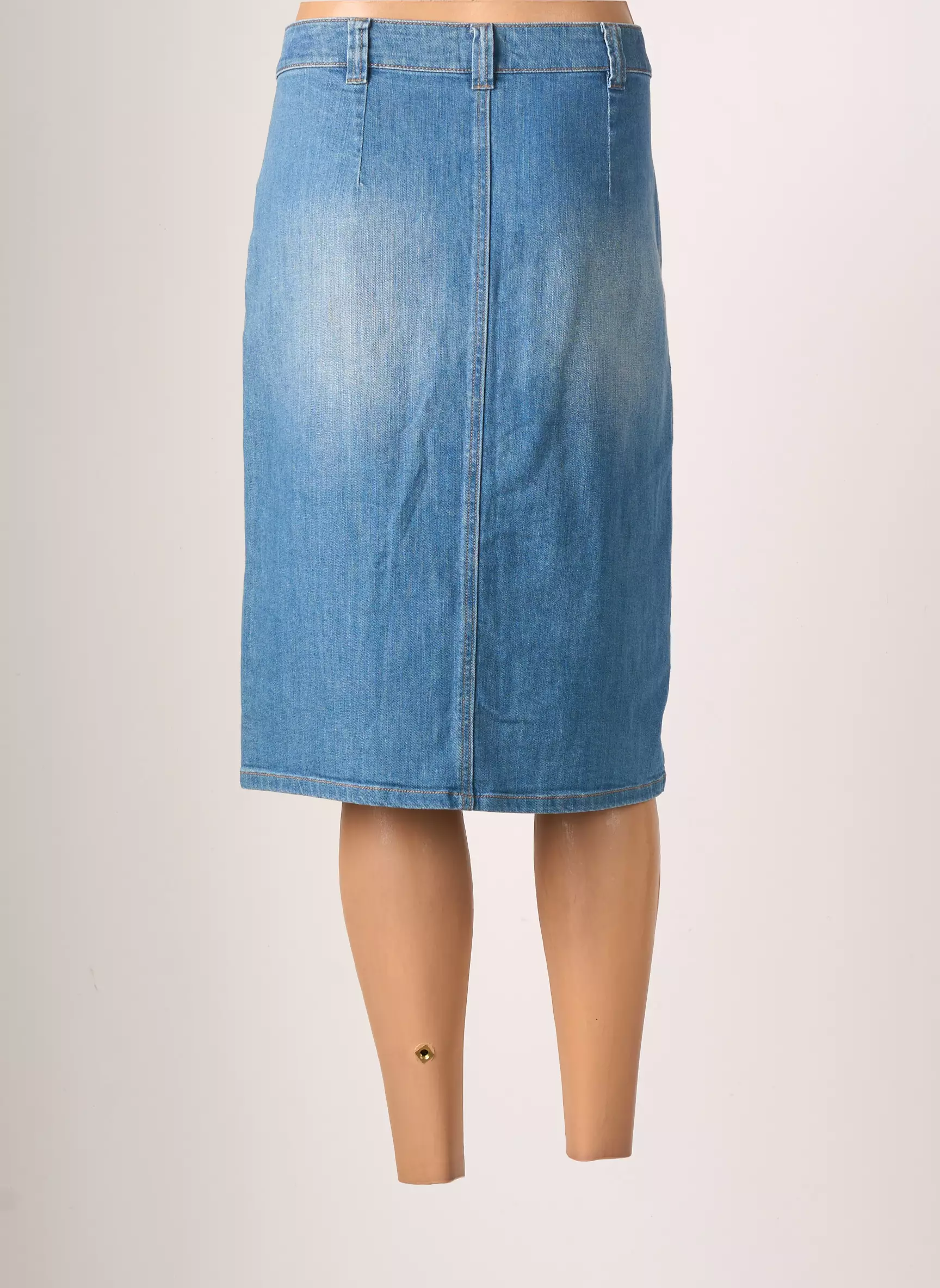 C Est Beau La Vie Jupes Mi Longues Femme couleur bleu