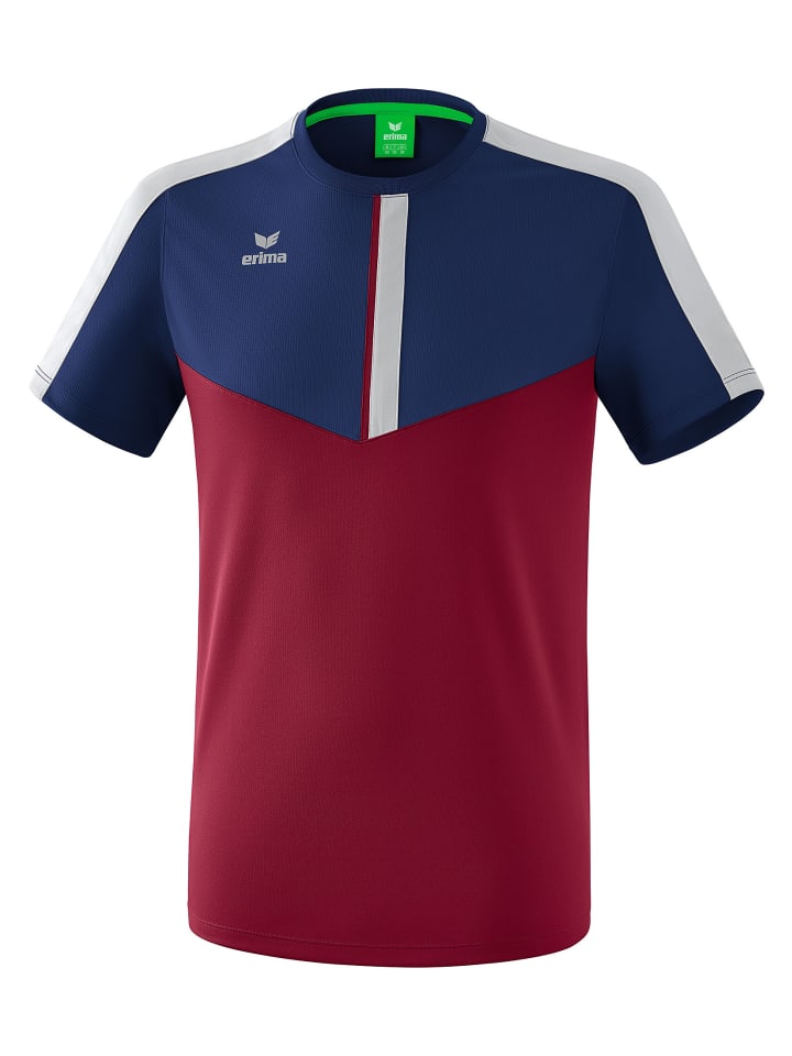 erima Squad T-Shirt in new navy/bordeaux/silver grey günstig kaufen
