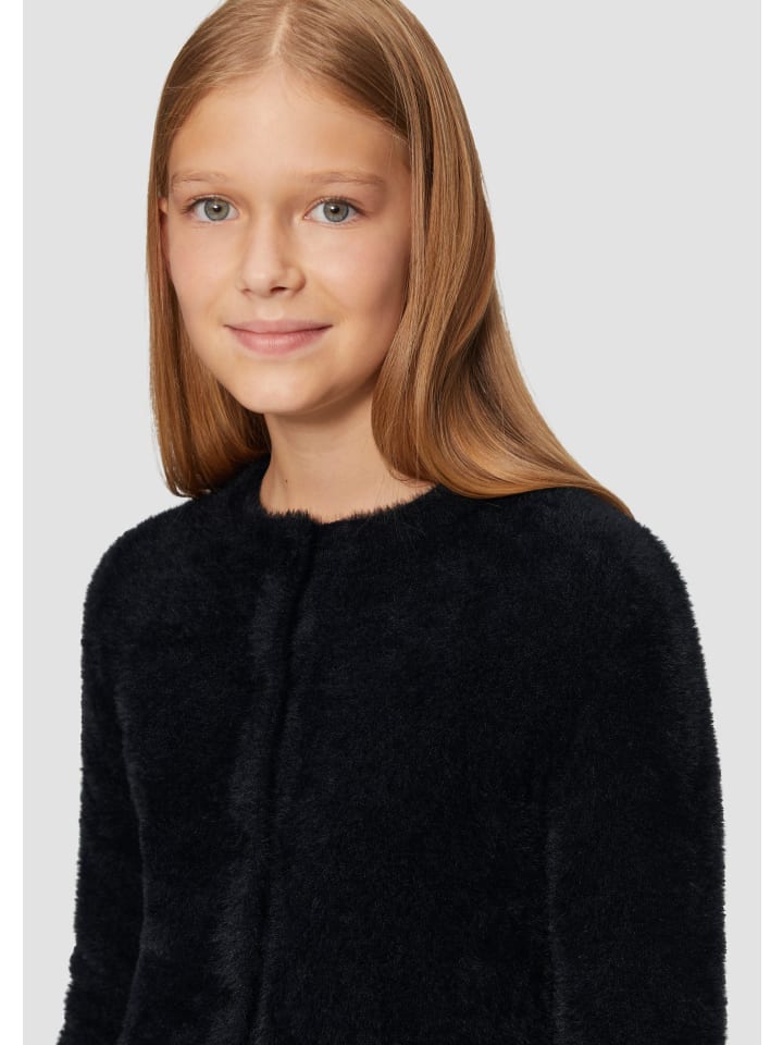 s.Oliver Strickjacke langarm in Schwarz günstig kaufen