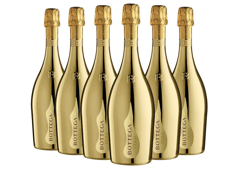 Prosecco Treviso Brut DOC Gold Il Vino dei Poeti 2022 Bottega 6 bouteilles de 0,75 ℓ