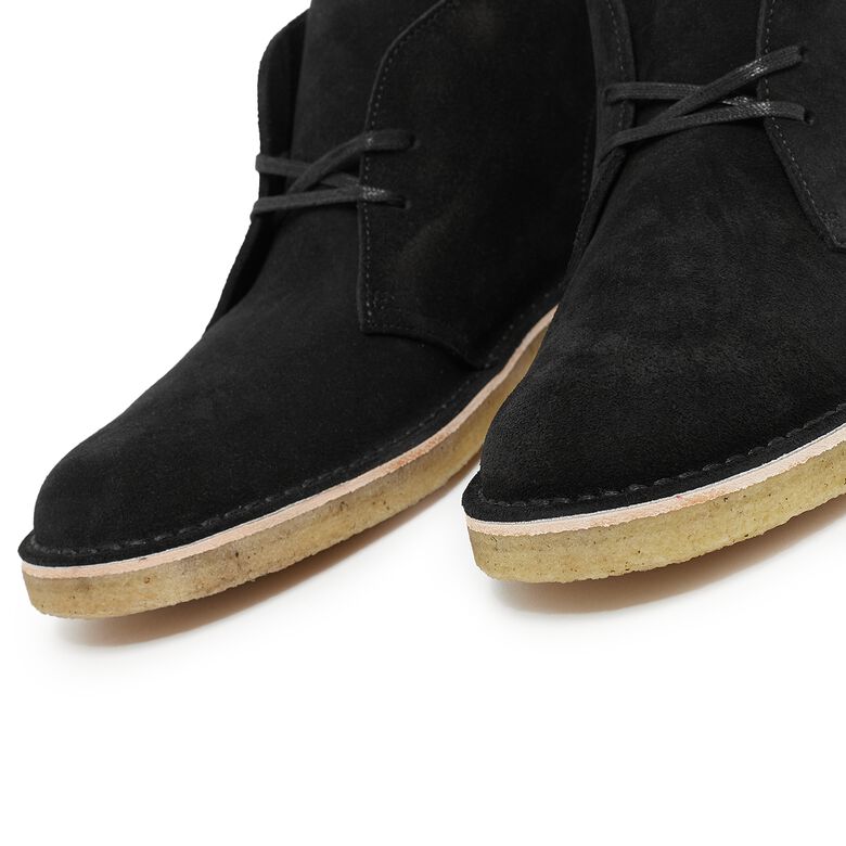 Clarks Desert Boot Suede black/gum