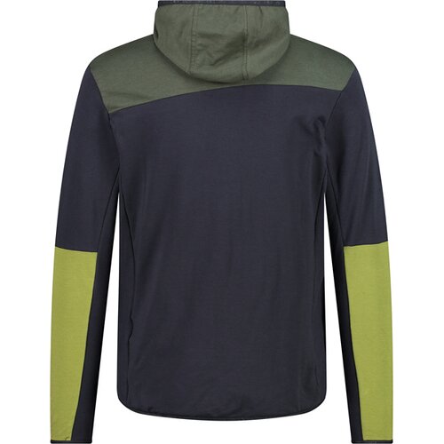 HERREN KAPUZENSWEAT MAN HYBRID JACKET FIX HOOD