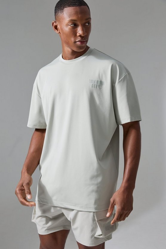 Oversize T-Shirt mit Active Training Dept Print