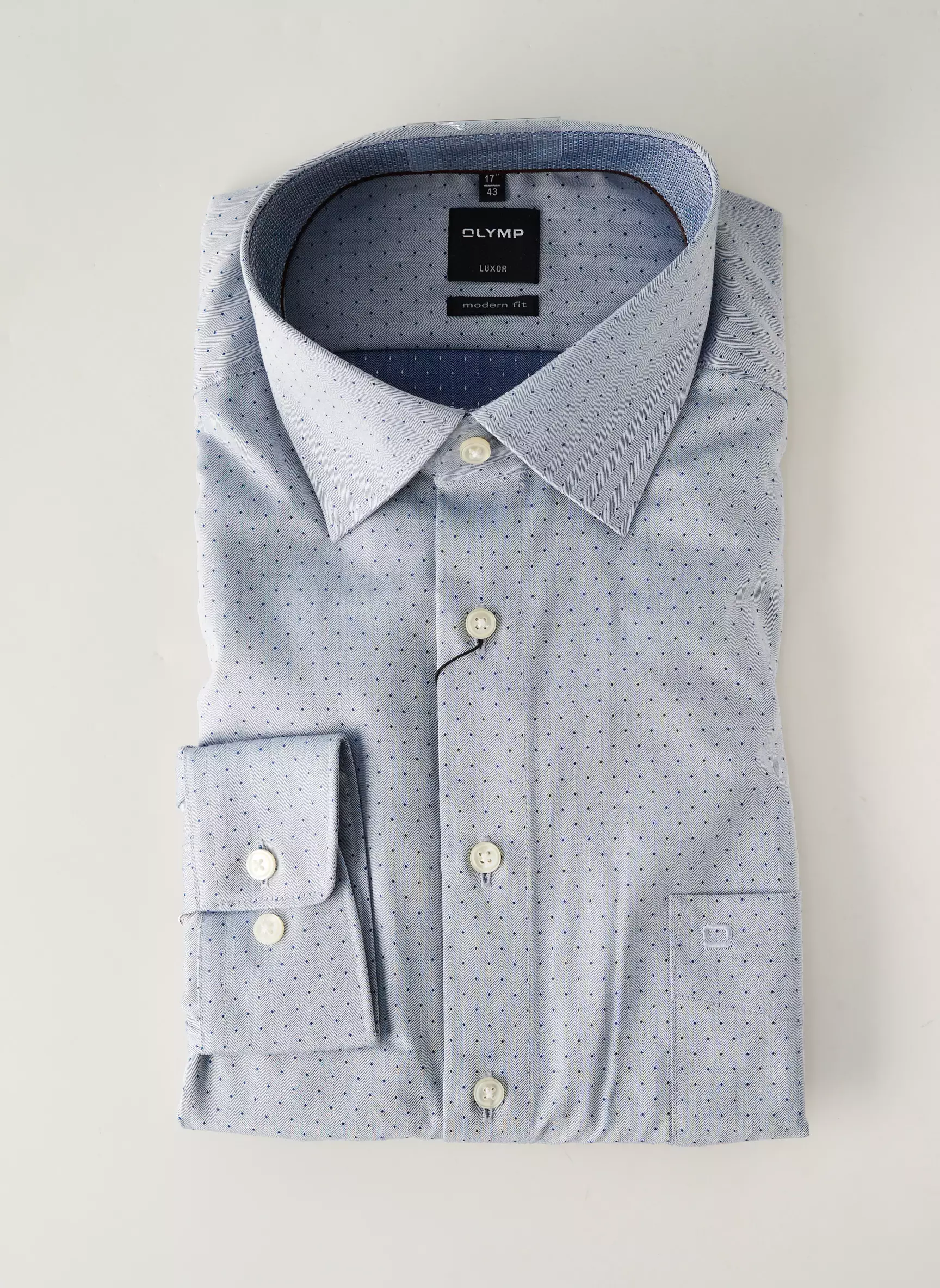 Olymp Manches Longues Homme couleur bleu