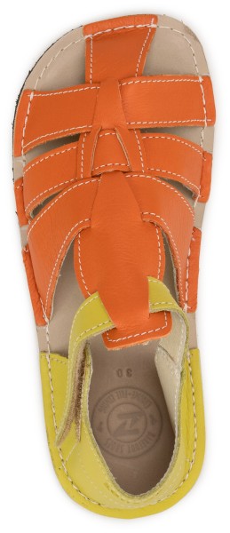 ZeaZoo ~ Sandale Marlin ~ Gelb/Orange