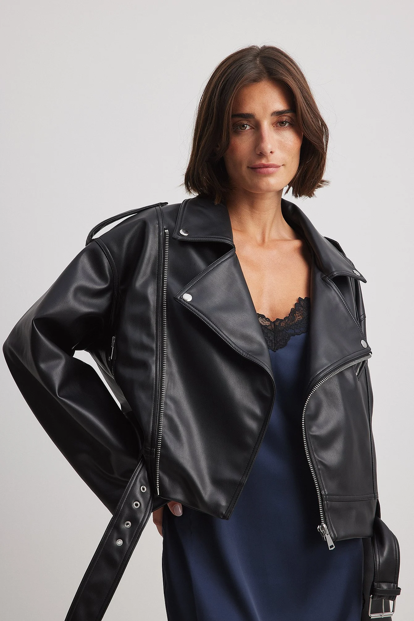 PU Biker Jacke
