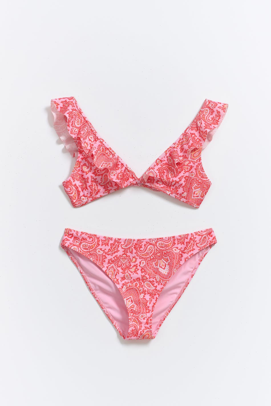 Y frill bikini set