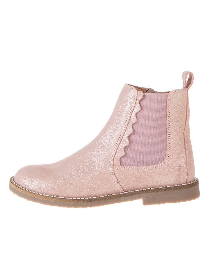lamino Leder-Chelsea-Boots in Rosa günstig kaufen