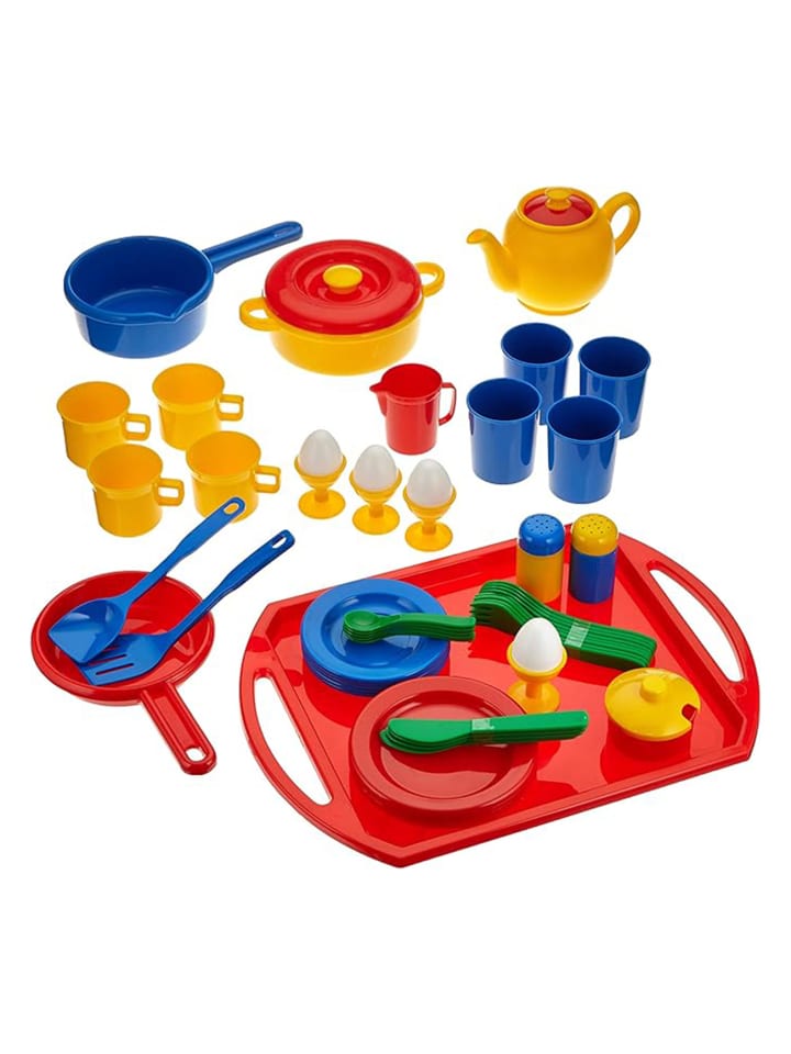 dantoy Kinder-Küchenset Geschirrset 57tlg. in Mehrfarbig günstig kaufen onesize