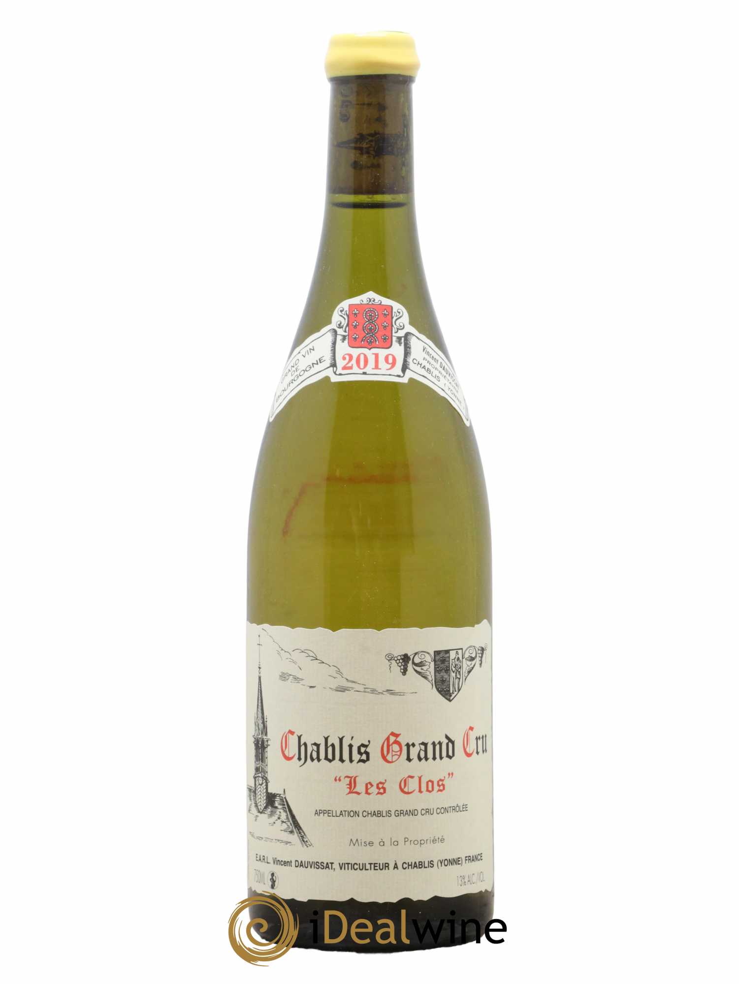 Chablis Grand Cru Les Clos Vincent Dauvissat (Domaine)  2019 - Lot de 1 Bouteille
