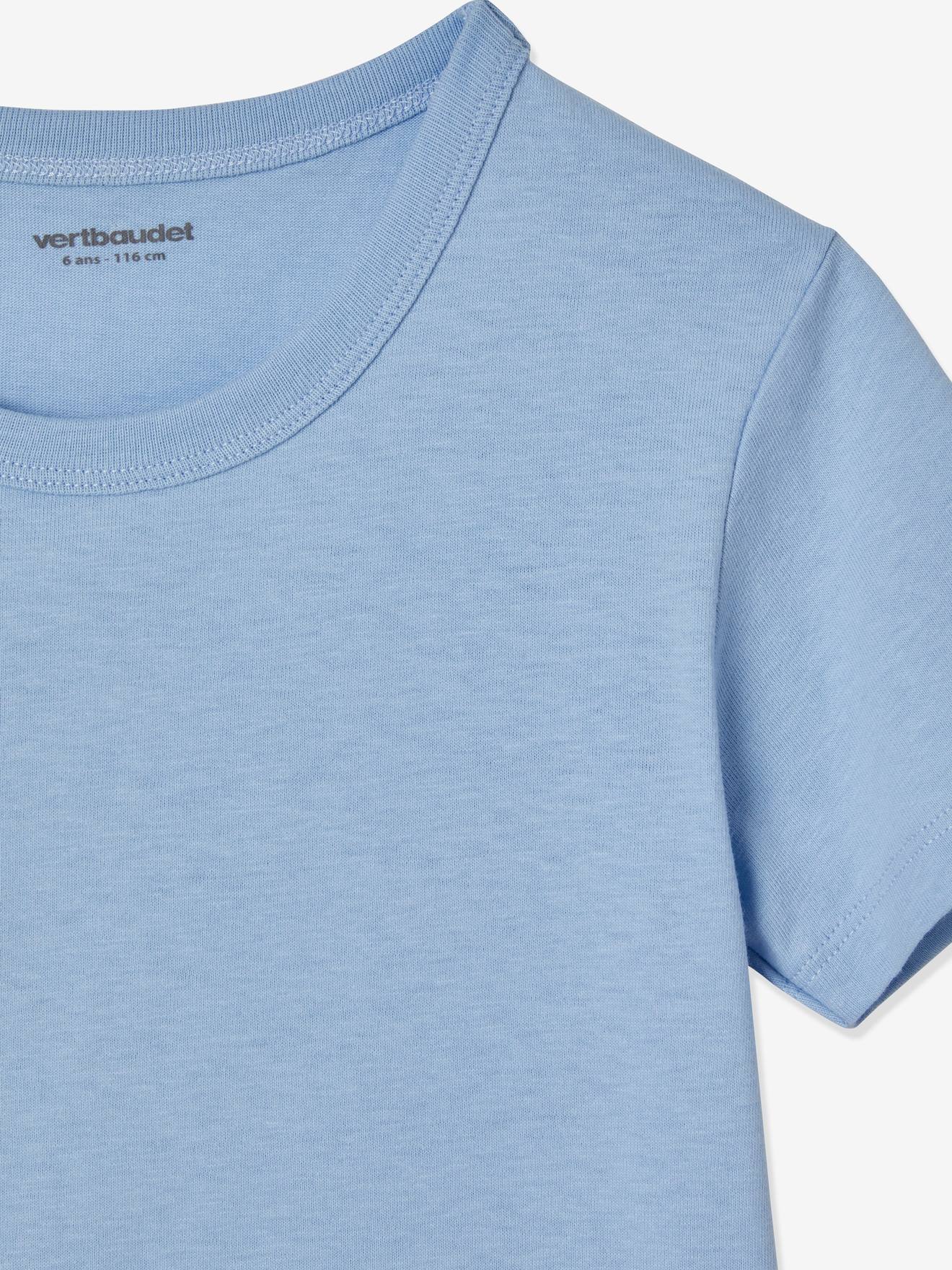 Vertbaudet 3er-Pack Jungen T-Shirts BASIC Oeko-Tex - pack blau