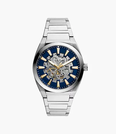 Fossil Uhr Everett Automatikwerk Edelstahl