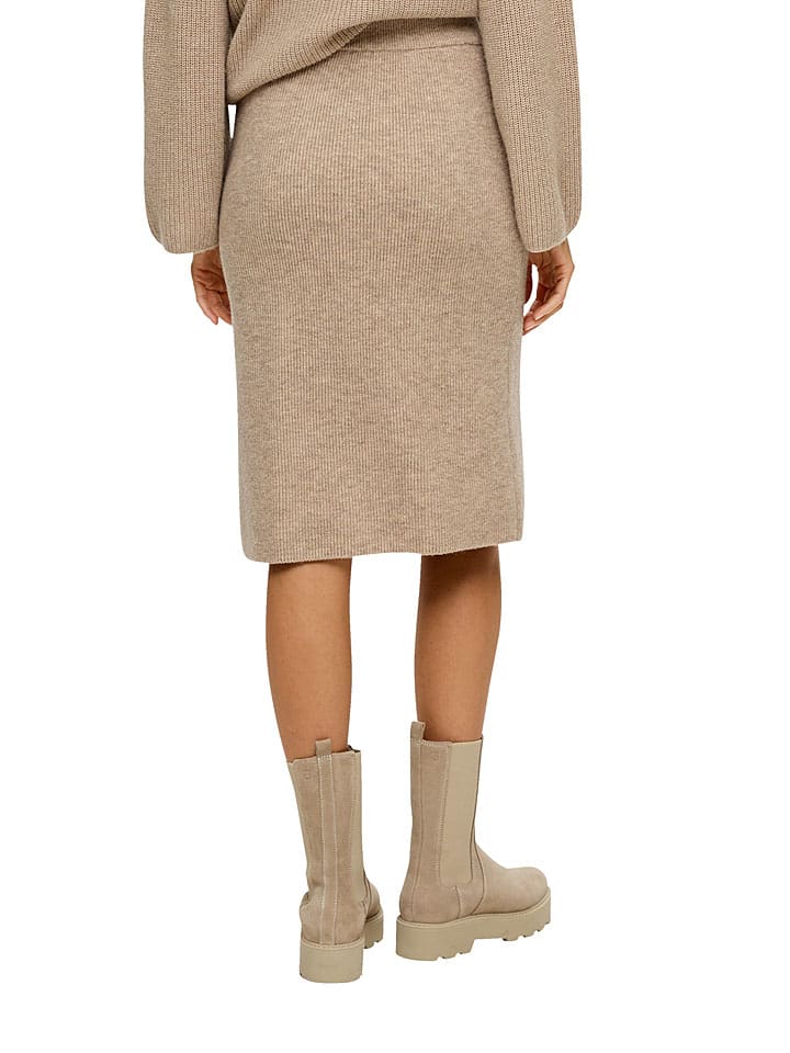 s.Oliver Strickrock in Beige günstig kaufen
