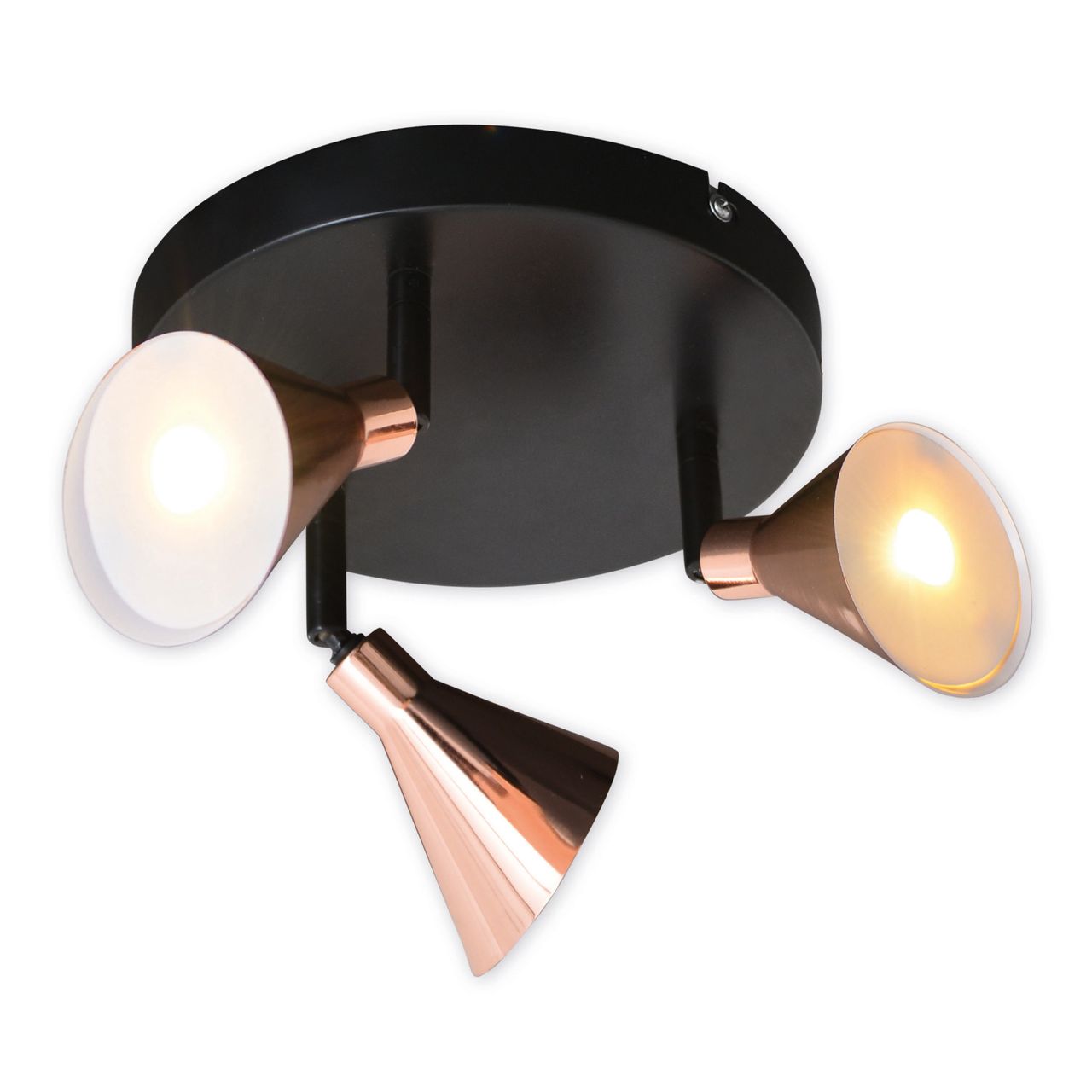 Näve Leuchten 3er LED-Wand-u. Deckenspot 