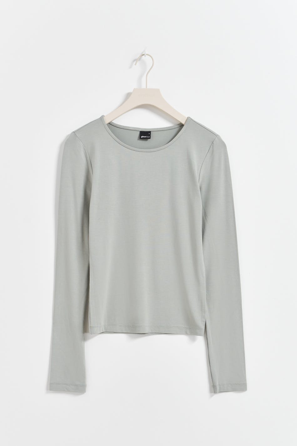 Soft touch crew neck top