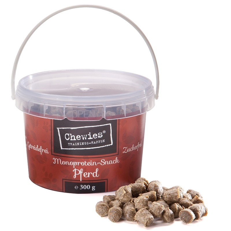 Chewies Snacks Chewies Trainings-Happen Monoprotein-Snack 300g Pferd