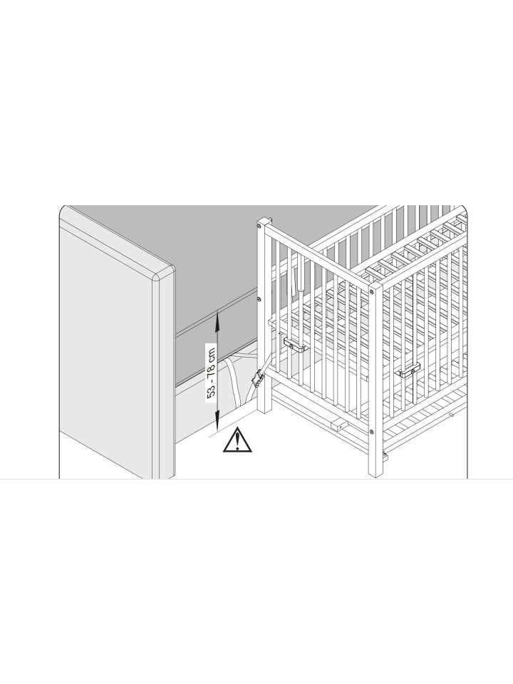 tiSsi tiSsi® XXL Anstell- / Beistellbett HAJO Buche NATUR 124x64 cm günstig kaufen onesize