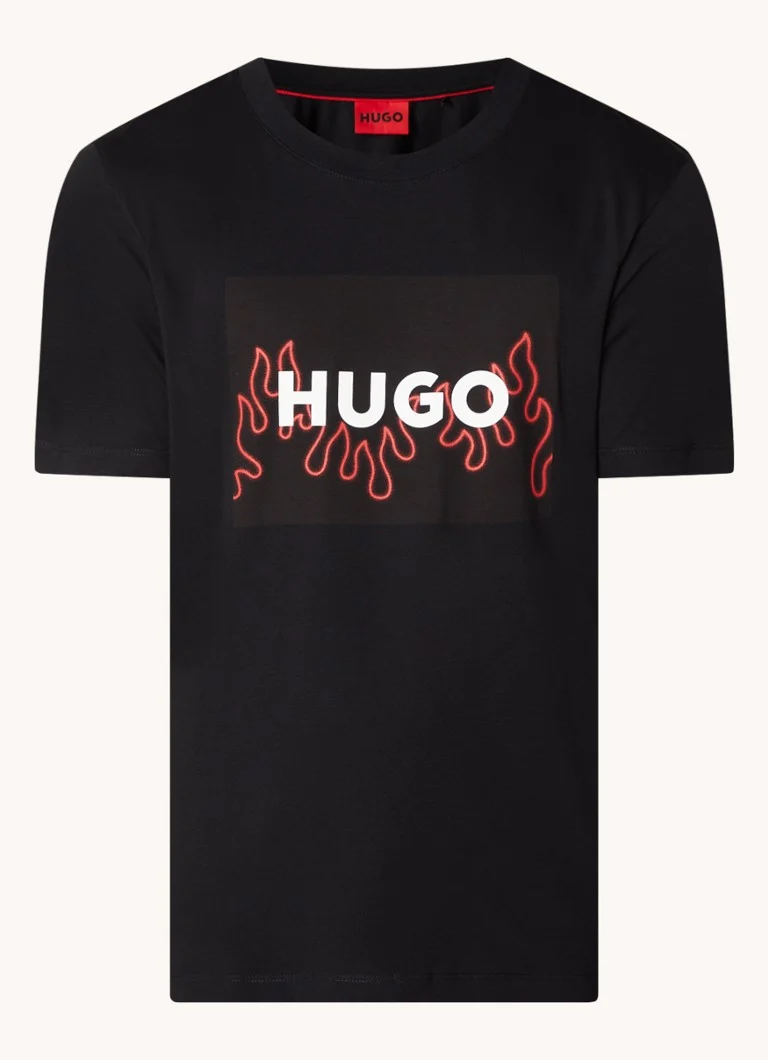 Tricou HUGO BOSS Dulive cu logo imprimat