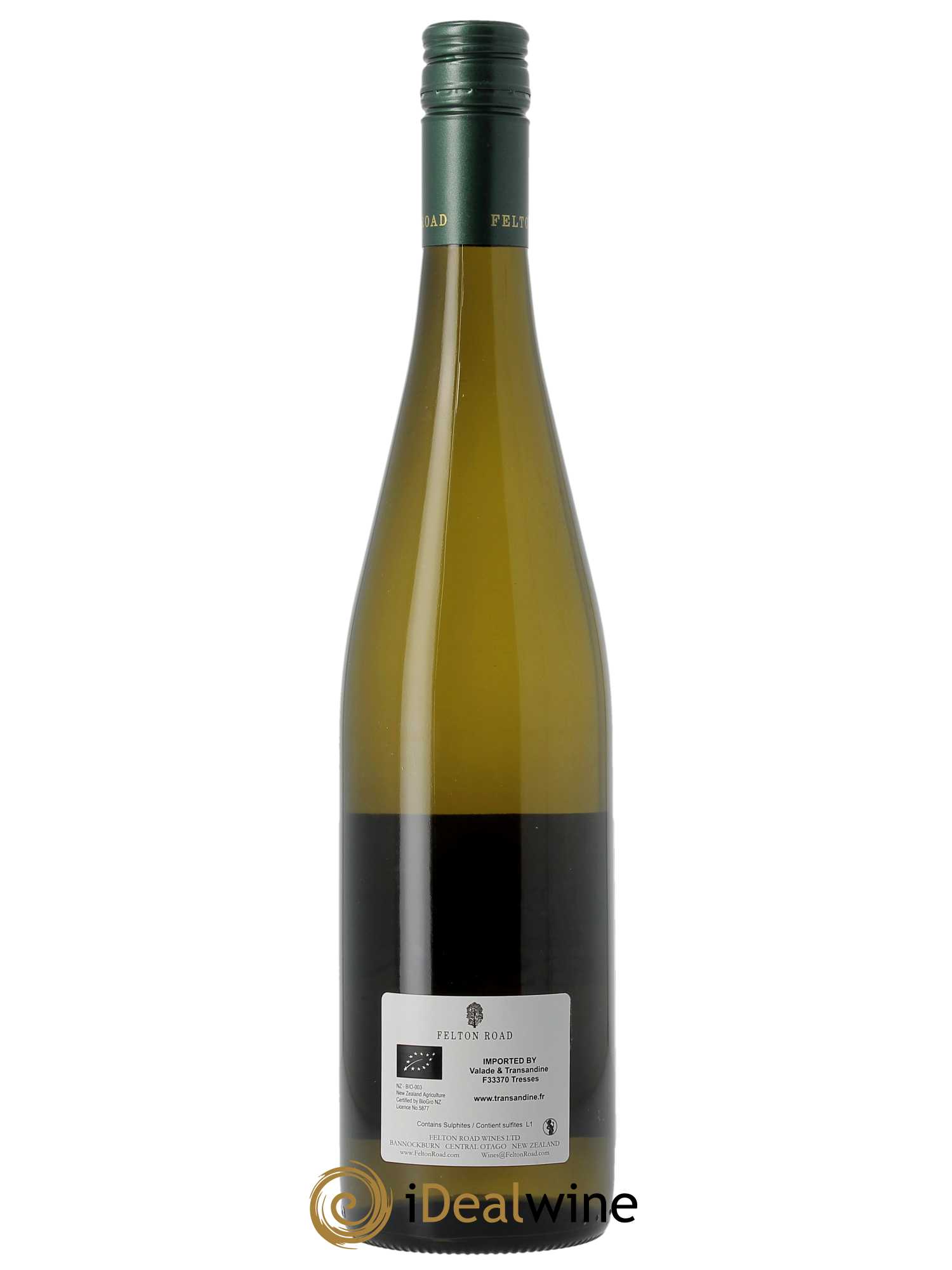 Central Otago Felton Road Bannockburn Riesling  2022 - Lot de 1 Bouteille
