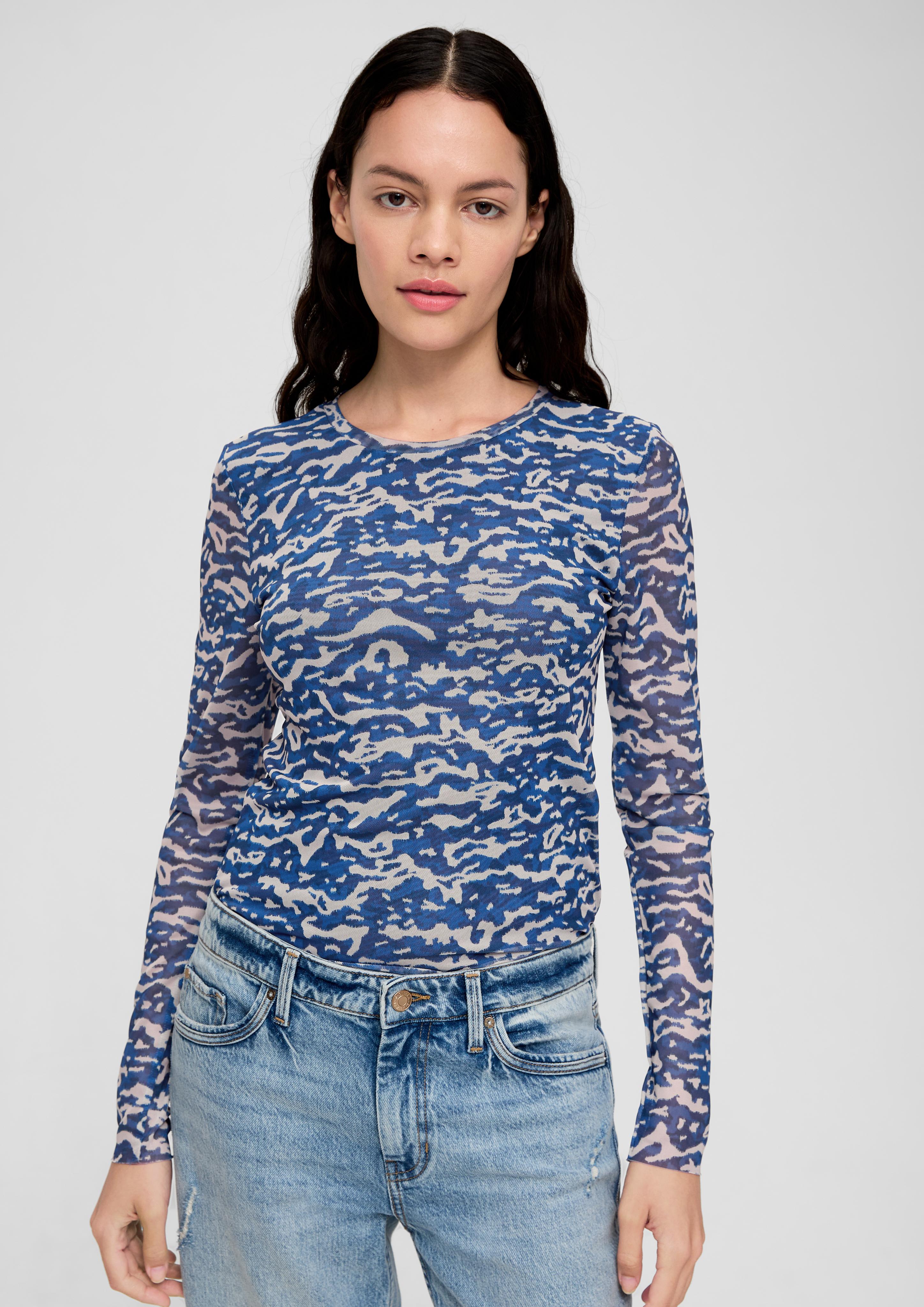 Langarmshirt aus Mesh  2136323-57A1