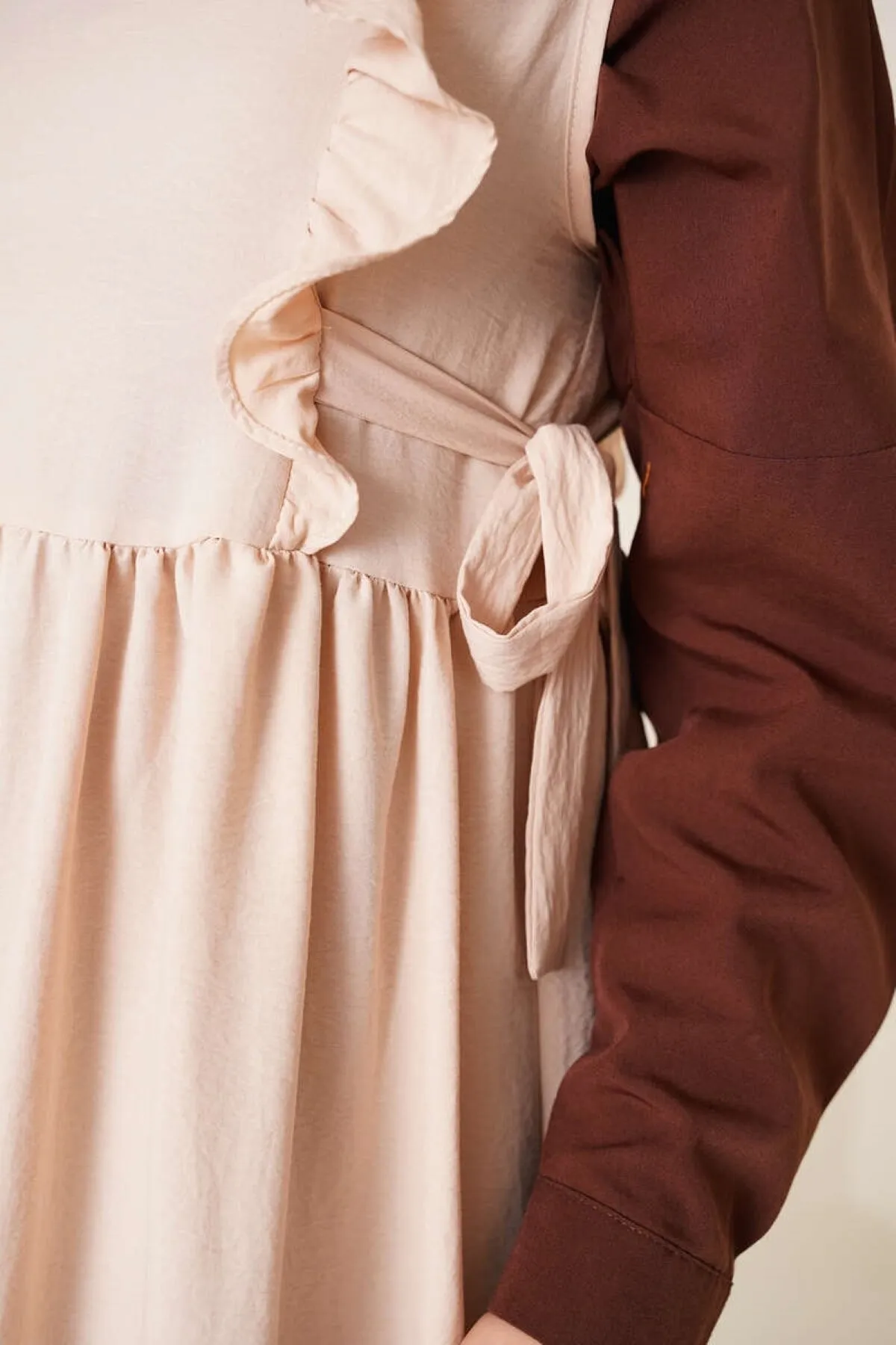 VOLT CLOTHİNG  Kleid - Beige - Tunika