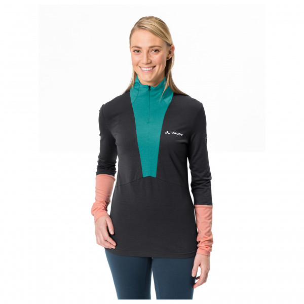 Vaude - Women's Monviso Wool Halfzip Shirt - Merinopullover