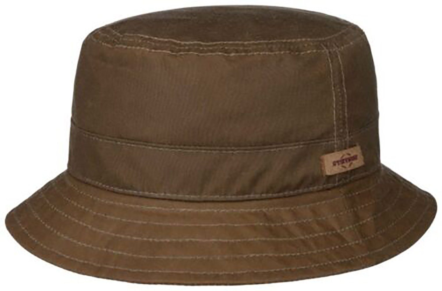 Stetson Outdoorhut Waxed Cotton Bucket aus 100% Bio-Baumwolle
