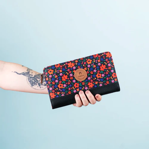 Large black Maupiti wallet