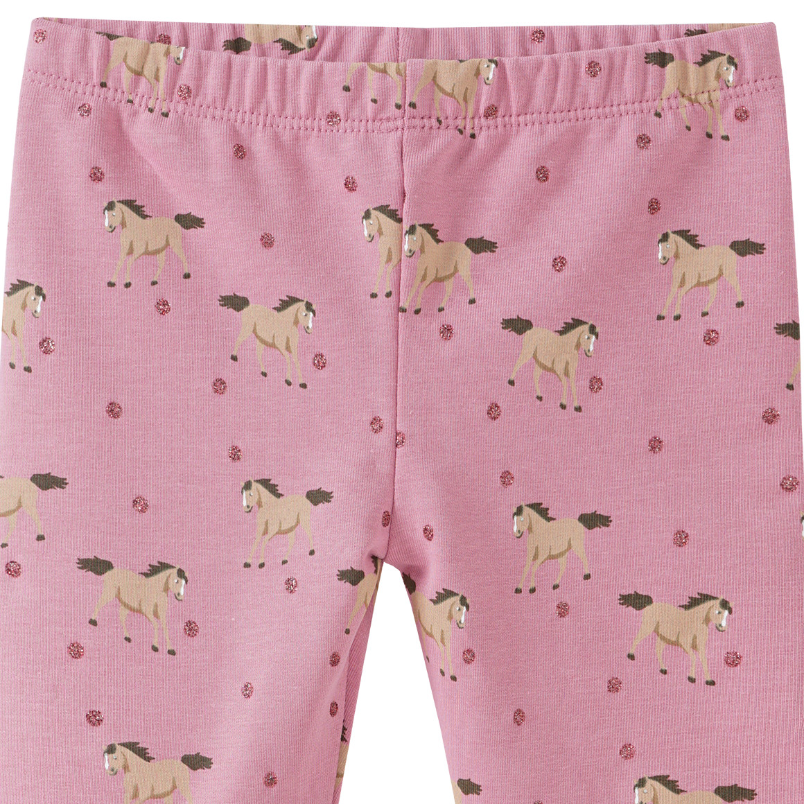 Baby Leggings mit Pferde-Allover