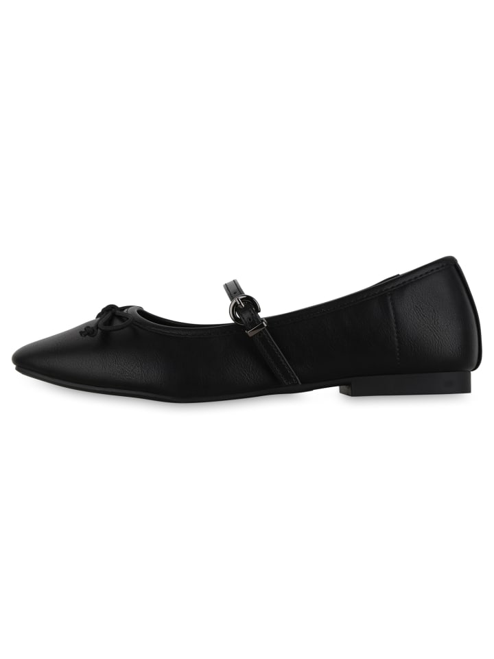 VAN HILL Riemchenballerinas Elizabeth in Schwarz günstig kaufen