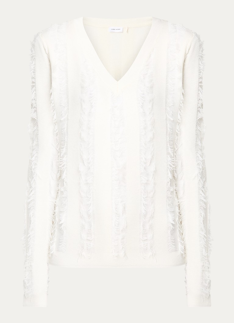 Λεπτά πλεκτό πουλόβερ με V λαιμόκοψη από τον Gerry Weber