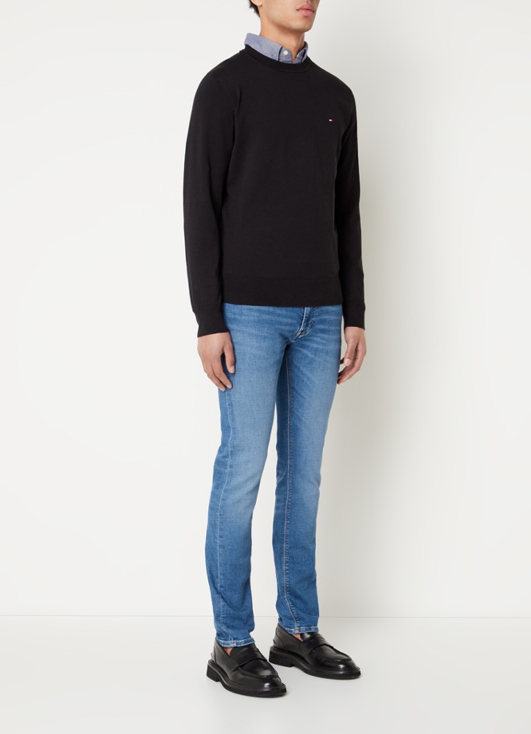 Tommy Hilfiger Fine-knit pullover in organic cotton blend