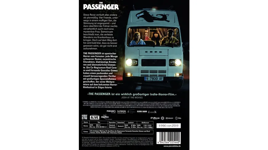 The Passenger - Limited Edition Mediabook (uncut) (Blu-ray + DVD)