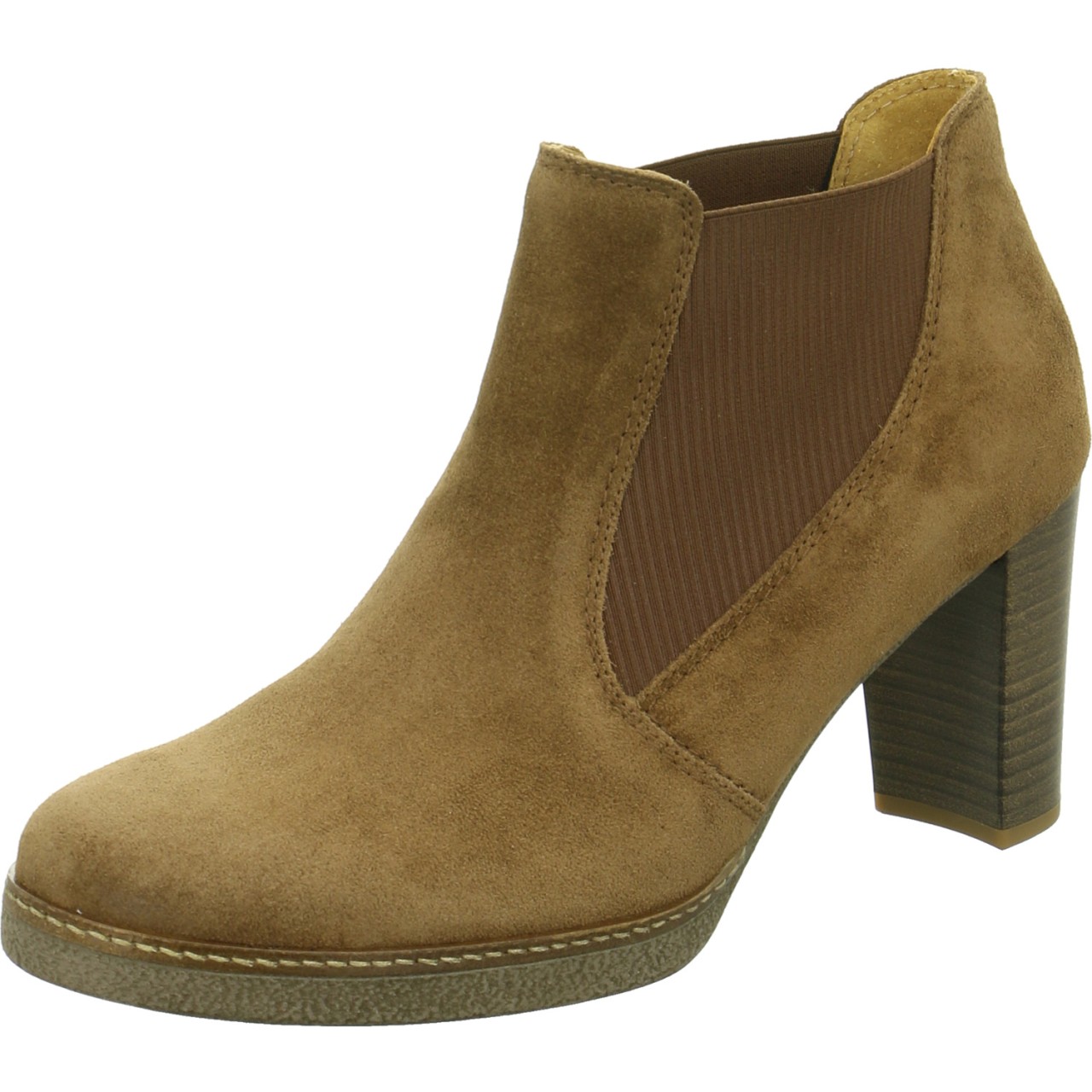 GABOR Chelsea Boot braun ranch Dreamvelour/Elastik