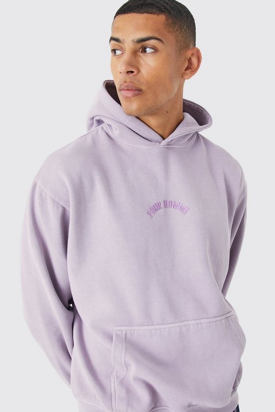 Bestickter Oversize Hoodie