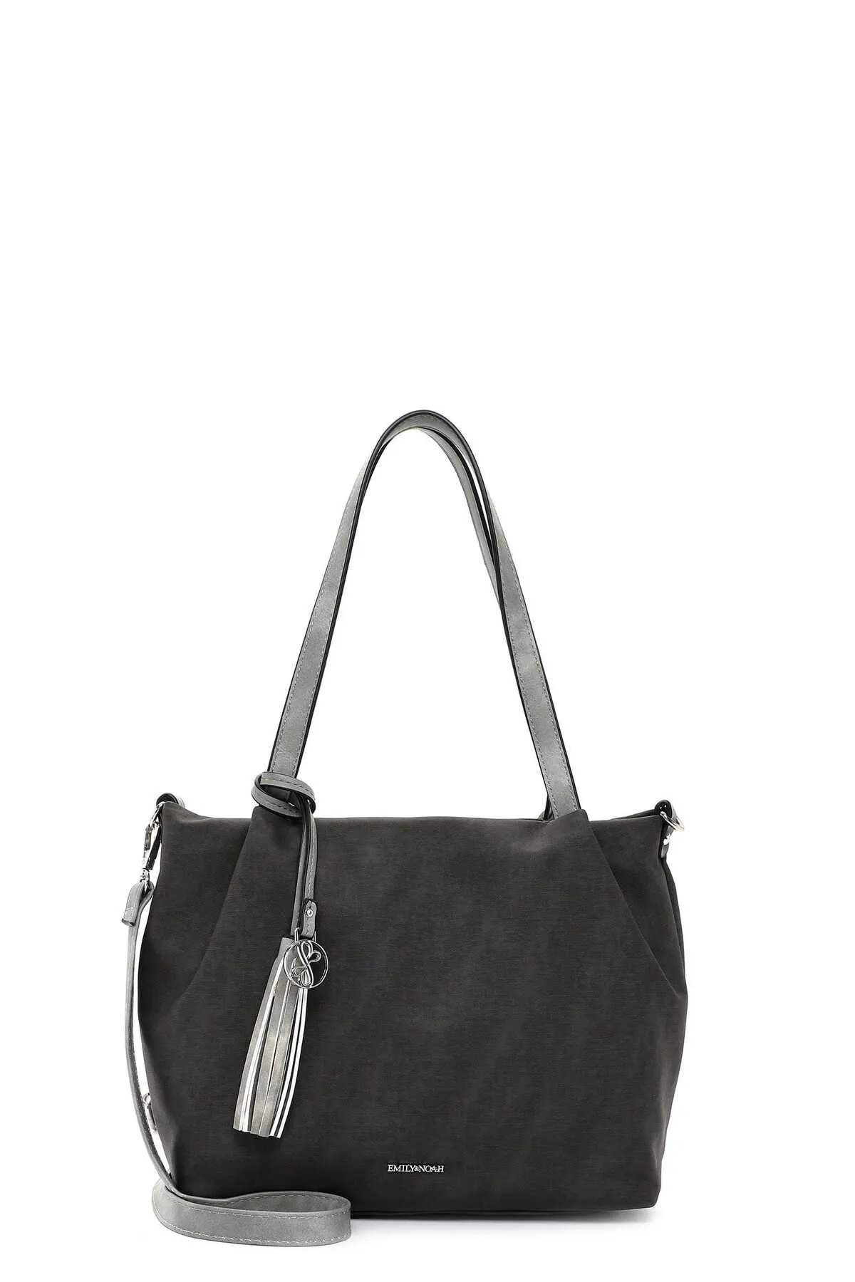 Emily & Noah  Handtasche - Grau - Unifarben
