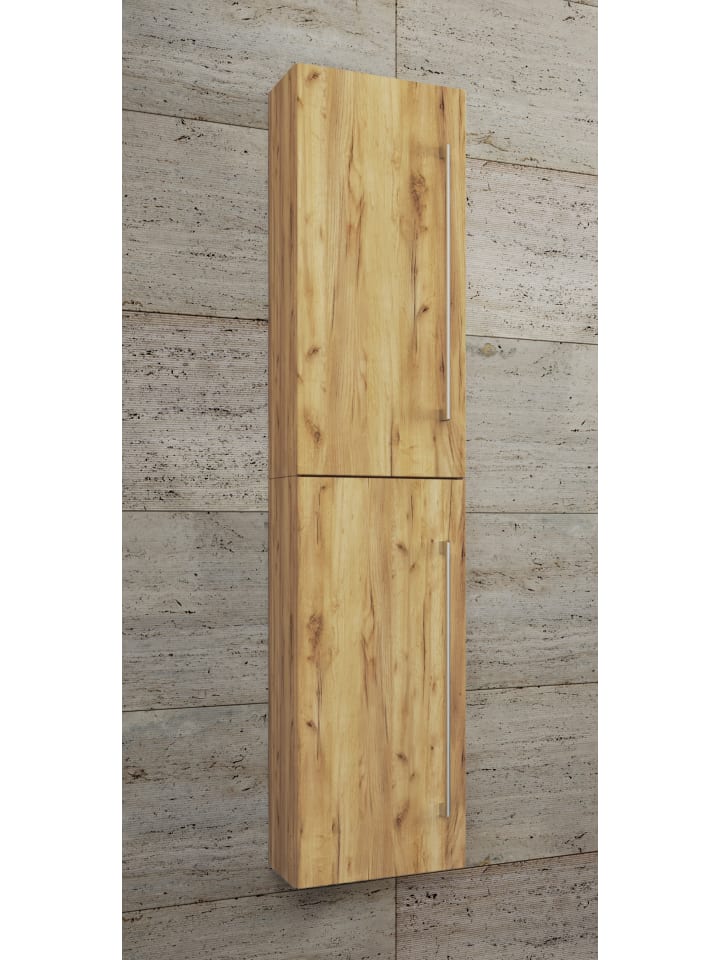 VCM  Holz Badmöbel Bad Hochschrank Badschrank Badinos 2 in Honig-Eiche günstig kaufen onesize